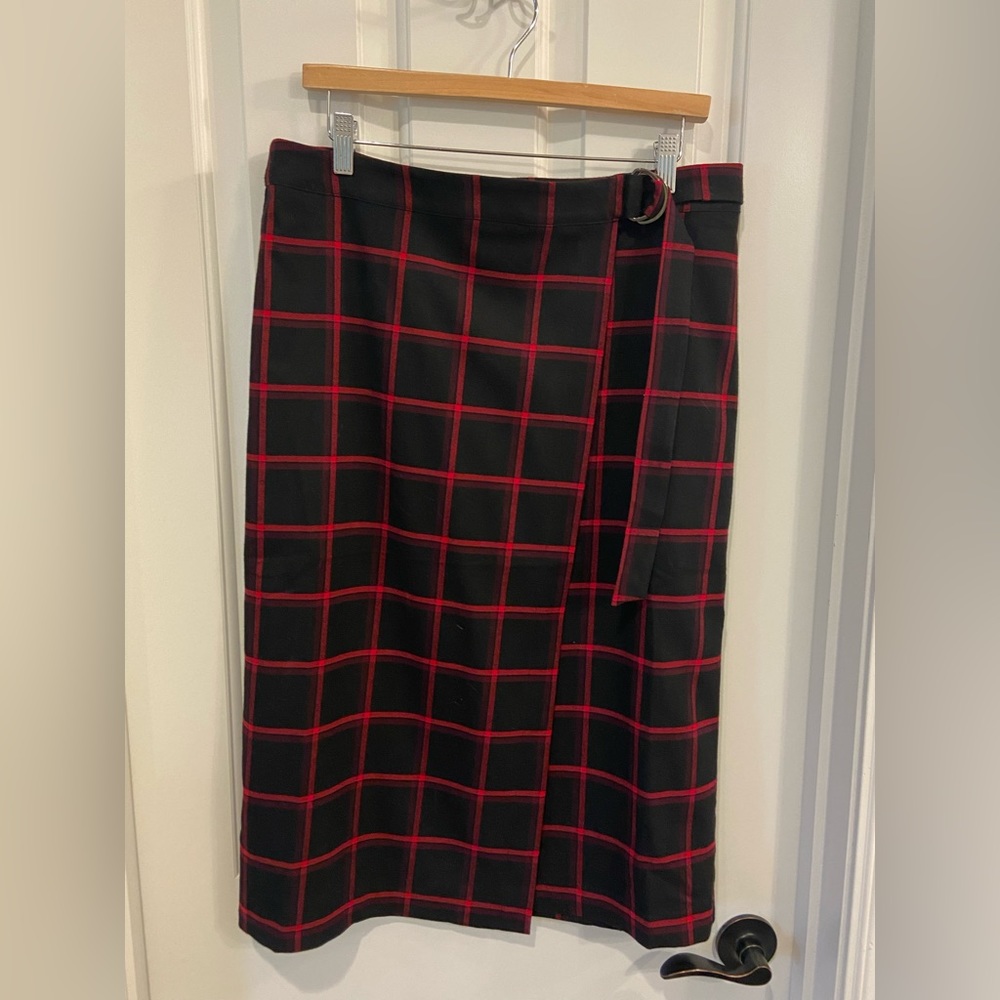 Banana Republic faux wrap pencil skirt